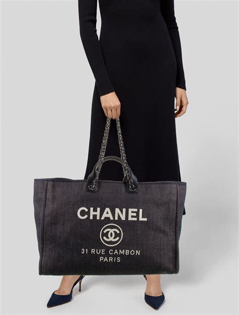 chanel xl deauville tote bag|chanel deauville tote large size.